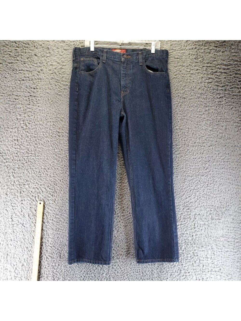 Arizona Jeans Boys Size 20 Husky Blue Denim Flat Front Classic Stretch